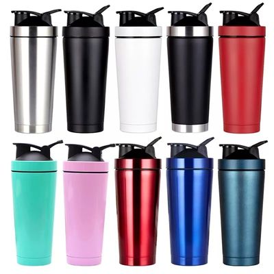 飲み物を温かく冷たく保つ 6-12hrs 700ml 大容量 カスタムLOGO フィットネスシェーカーボトル