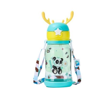 600ml 可愛い透明なポータブルプラスチックシッピーカップ