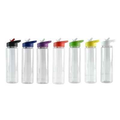 750ml 透明なプラスチック スポーツ フィットネス 飲み水 ボトル