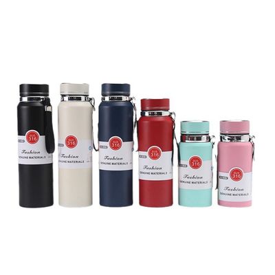 隔熱水瓶 600ml/800ml/1000ml LED温度ディスプレイ カスタムロゴ キャンプ
