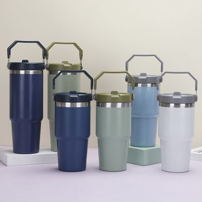20oz 30oz ステンレス鋼 オーダーメイド ロゴ 蓋とハンドル付き サーモスボトル OEM/ODM 受け入れられる