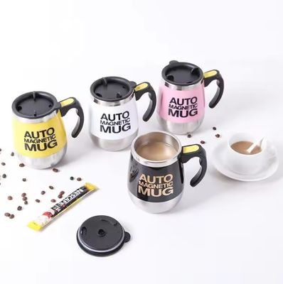 便利なポータブル 電気 混ぜたコーヒー ミルク ボトル 450ml ステンレス スチール トンブラー