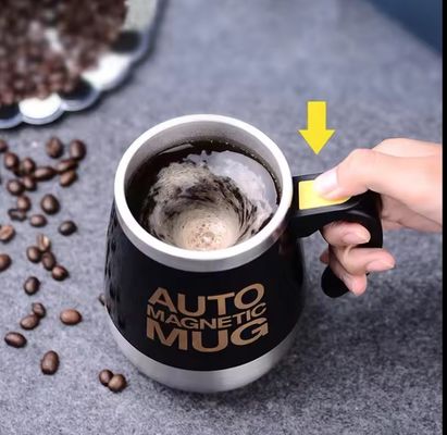 便利なポータブル 電気 混ぜたコーヒー ミルク ボトル 450ml ステンレス スチール トンブラー