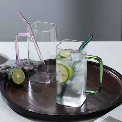 400ml スクエア 子供用 カップ 色のハンドル付き 飲み物 タイプ MUGS 学校へ戻る機会