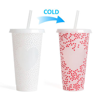 オーダーメイド ギフトカップ 24オンス 現代のデザインとカスタマイズされたロゴの冷たいプラスチックカップ