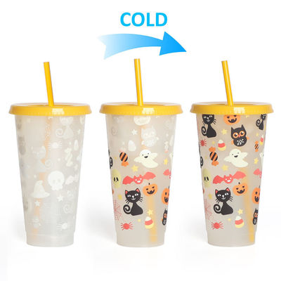 オーダーメイド ギフトカップ 24オンス 現代のデザインとカスタマイズされたロゴの冷たいプラスチックカップ