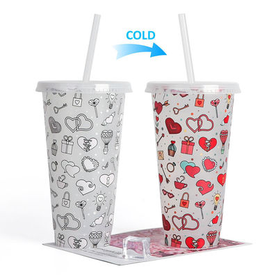 オーダーメイド ギフトカップ 24オンス 現代のデザインとカスタマイズされたロゴの冷たいプラスチックカップ