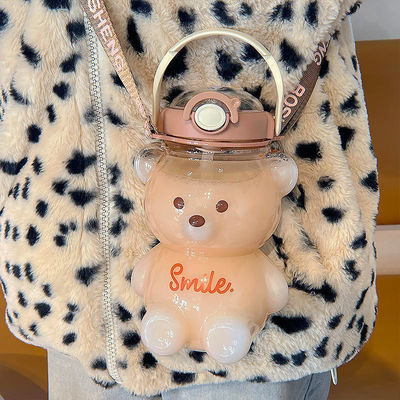 日常 生活 家 かわいい デザイン スタイル BPA 無料 ストローとハンドル付きの屋外用水瓶