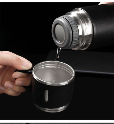 500ml ビジネス ギフト ステンレス スチール 真空 ボトル カフェ トンブル 水瓶 カップ セット