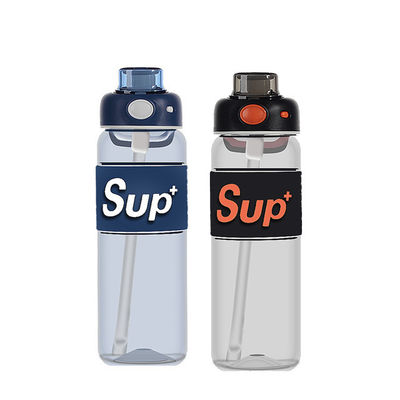 耐腐蝕コーティング 650ml 780ml 大容量の水カップ ストローと蓋付き