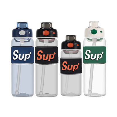 耐腐蝕コーティング 650ml 780ml 大容量の水カップ ストローと蓋付き