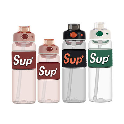 耐腐蝕コーティング 650ml 780ml 大容量の水カップ ストローと蓋付き