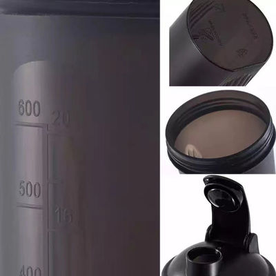 400ml フィットネス プラスチック ブラック ジム ブレンダー シェーカー カップ タンパク質 シェーカー ボトル 汎用用用