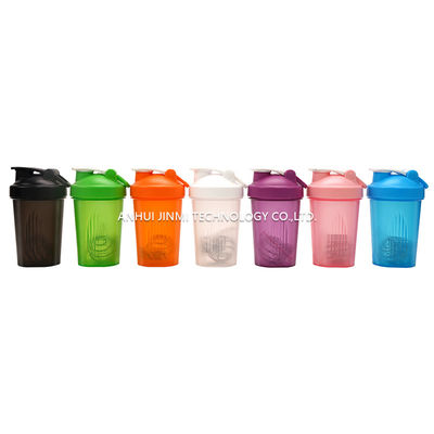 400ML プラスチックタンパク質粉末 ミルクシェイクカップ スタッドレスタイヤボール ミックスジム 水カップ