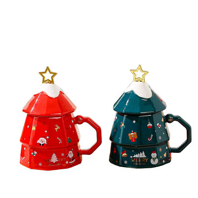 オーダーメイド 3D ウォーターカップ セラミック コーヒーカップ クリスマス プレゼント プレゼント プレゼント ボックス