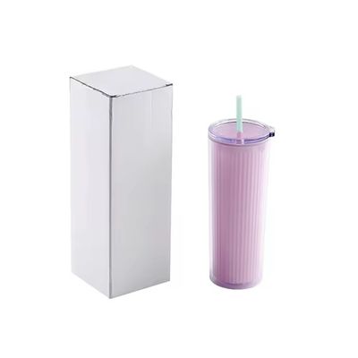 24オンス 環境に優しい カラフルなプラスチック アクリル水瓶 ダブルウォール タンブラーカップ