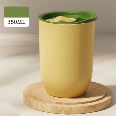 12オンス 環境に優しいAS プラスチックコーヒーカップ ストローの現代デザインアクセサリー