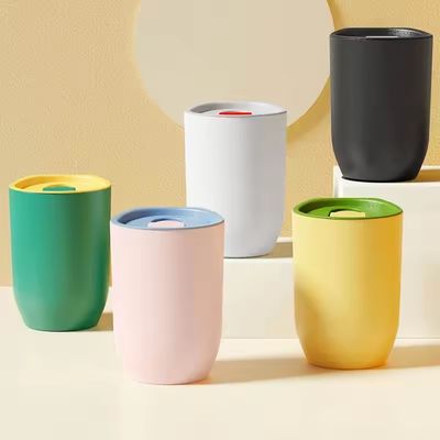 12オンス 環境に優しいAS プラスチックコーヒーカップ ストローの現代デザインアクセサリー