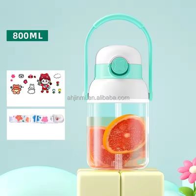 800ml アウトドアスポーツケトル 旅行やアウトドア活動用の BPA のないジュースボトル