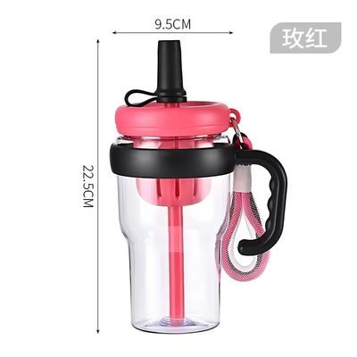680ml プラスチックのボトル キャンピング旅行の成人向けのポータブル 屋外旅行用ジュースボトル