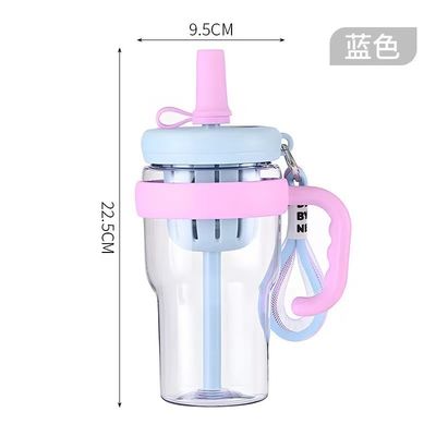 680ml プラスチックのボトル キャンピング旅行の成人向けのポータブル 屋外旅行用ジュースボトル