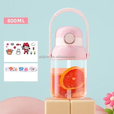 ミニマリストデザインスタイル 800ml 屋外スポーツ用プラスチックボトル 大人のケトル