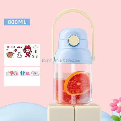 ミニマリストデザインスタイル 800ml 屋外スポーツ用プラスチックボトル 大人のケトル
