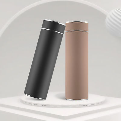 便利なブラック スマート LED 水瓶 掃除用 隔熱カップ ティーインフューザー