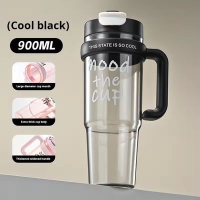 女の子のためのプラスチック水杯 900ml BPAフリースプレーボトル 屋外スポーツと旅行