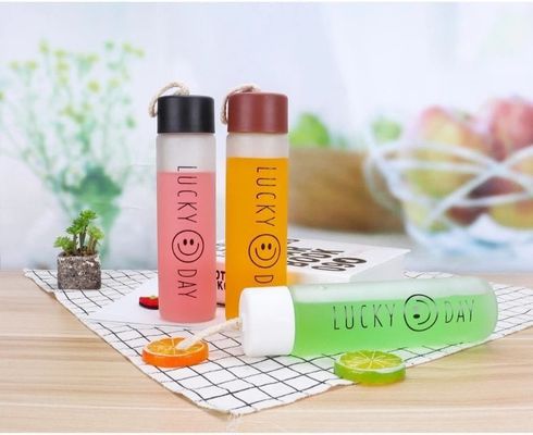 ストック 400ml ガラス水瓶 ウォーキングと屋外活動のために オーダーメイド受付