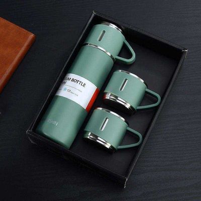 容量 500ml ステンレス鋼の水瓶と蓋付きのカスタマイズされた企業プレゼントセット