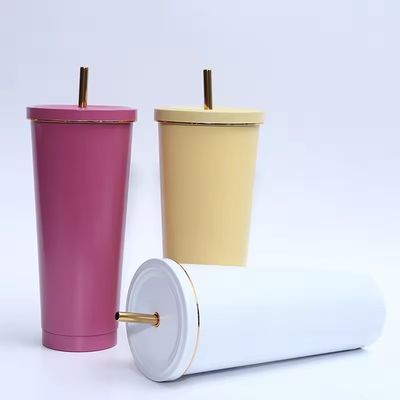 マットブラックステンレス鋼のコーヒーカップ 500ml/750ml 断熱式・カスタマイズ可能なデザイン