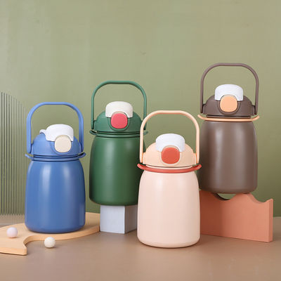800ml ビッグベリーカップ 屋外旅行やハイキング用のステンレス水瓶