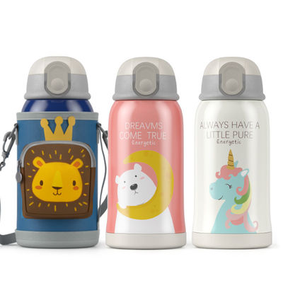 適用される人 550ML スマートカバーの可愛いアニメ 子供のウォーターカップ