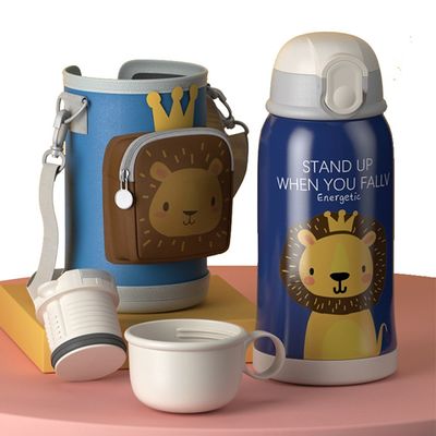適用される人 550ML スマートカバーの可愛いアニメ 子供のウォーターカップ