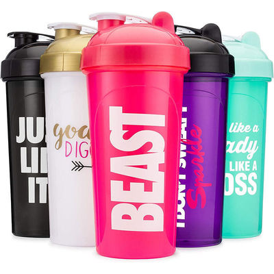 600ml シェイカーカップ ユニセックス タンパク質 フィットネス ジム 水瓶