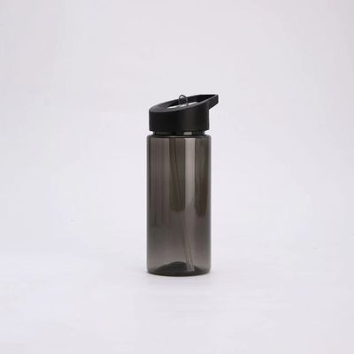 漏れ防止と注入器設計 透明な夏用プラスチック水瓶とストロー