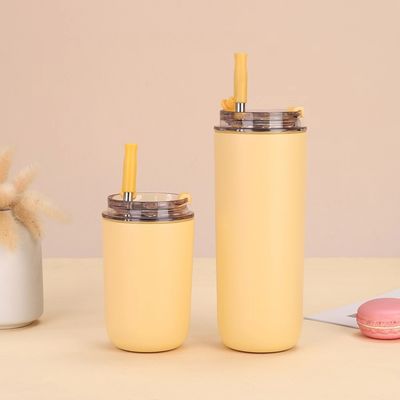 304 ステンレス スチール カフェ カップ モダン デザイン 温か 冷たい 飲み物 用 式 繰り返し 使える ボトル