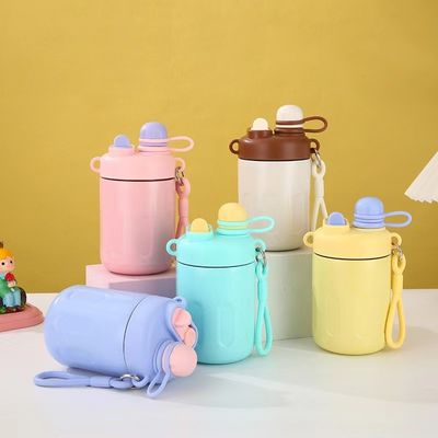 550ml 女の子用 テルモスボトル ダブルドリンク 316 ステンレス鋼 温かい冷たい飲み物