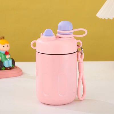 550ml 女の子用 テルモスボトル ダブルドリンク 316 ステンレス鋼 温かい冷たい飲み物