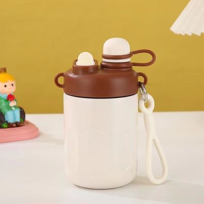 550ml 女の子用 テルモスボトル ダブルドリンク 316 ステンレス鋼 温かい冷たい飲み物