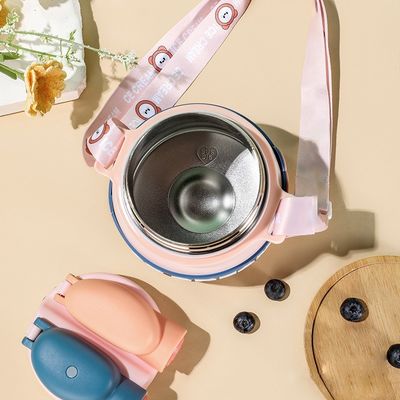生産 子供用 カップ ポータブル サーモス 850ml ステンレス スチール 水瓶 ストロー