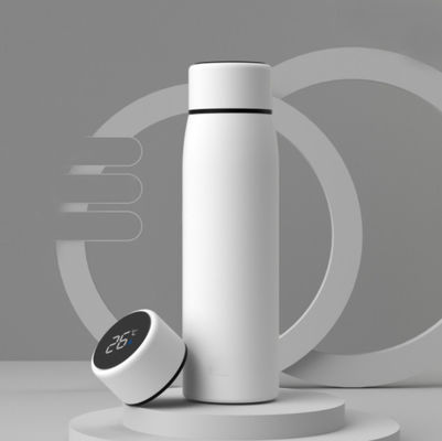 ポータブル 380ml LED温度ディスプレイ スマートボトル 屋外旅行 キャンプ 徒歩