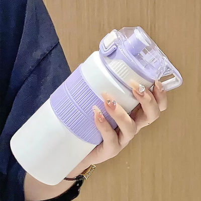 480ml 現代のステンレス鋼 壁が2つ 吸気 隔離 洗浄 水瓶 女の子にぴったり