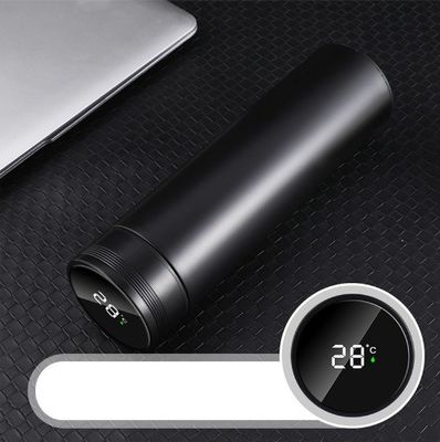 カスタム ロゴ 熱水器 蓋付き ステンレス スチール LED 水瓶 温度表示