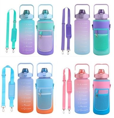 2000ml プラスチック 水瓶 ネオプレン ワイン 広い口 飲み物 ボトルカバー 袖 ユニセックス