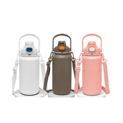 アウトドア旅行カップ 1600ml 断熱水瓶 スタインレスタイヤ 掃除コーヒーカップ ハンドル付き