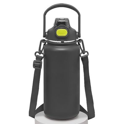 アウトドア旅行カップ 1600ml 断熱水瓶 スタインレスタイヤ 掃除コーヒーカップ ハンドル付き