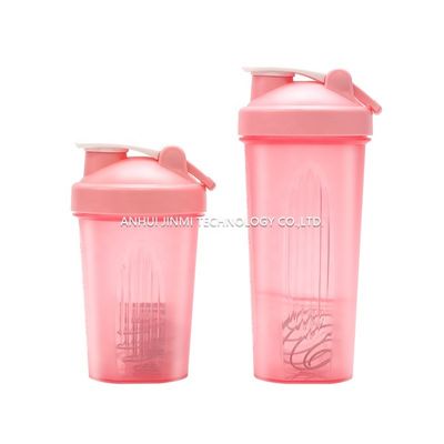 400ml/600ml ステンレスボールとカスタマイズされた色のタンパク質フィットネスジム水瓶