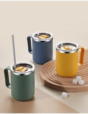 コーヒーカップ 14オンス カスタム 携帯式 壁式 二重真空 絶縁式 ステンレス ステンレス 蓋付き カップ トンブル